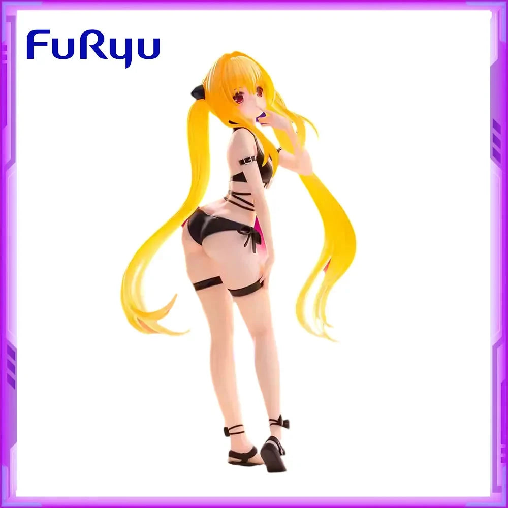 Original FuRyu Trio-Try-iT To Love Ru Darkness Eve PVC Anime Figures Action Figure Model Toys
