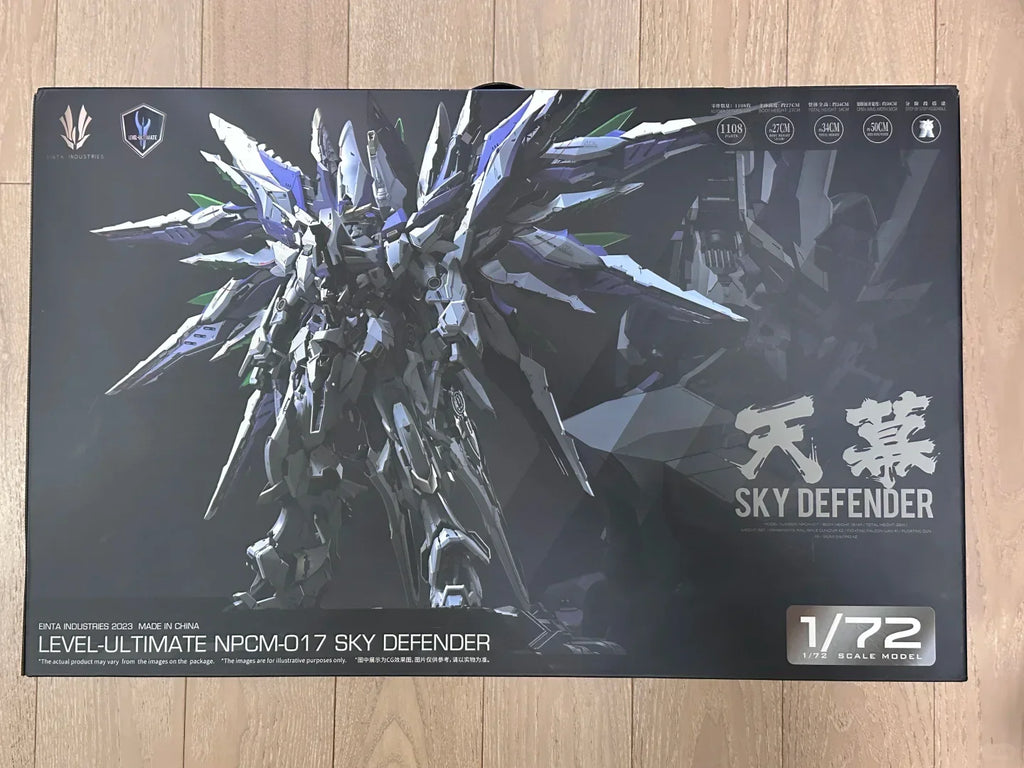 In Stock EINTA INDUSTRIES SKY DEFENDER Level-Ultimate NPCM-017 Assembling Model Mecha Model Pvc Toys Oversize 1/72