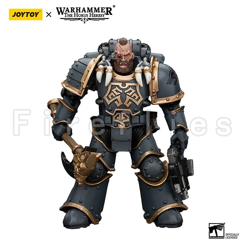 1/18 JOYTOY Action Figure The Horus Heresy Space Wolves Grey Slayer Pack Anime Model Toy