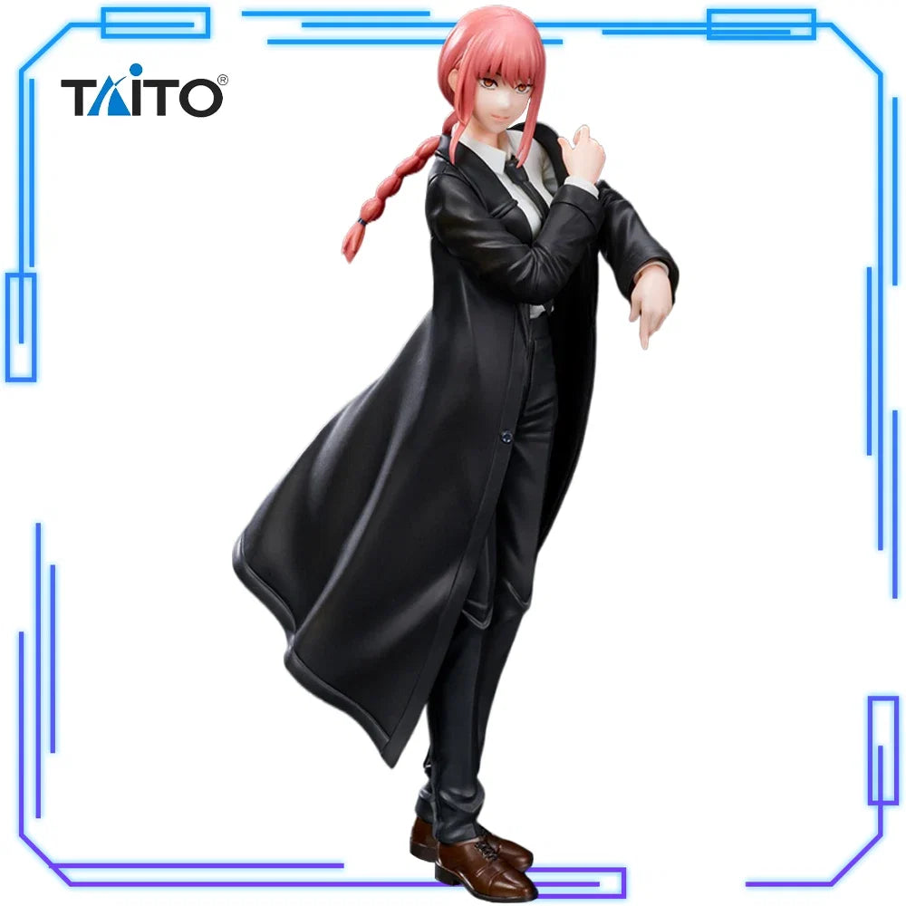 In Stock TAITO Original Genuine Anime Chainsaw Man Makima Control Devil 18cm Collections Models Toy Figures Birthday Xmas Gifts