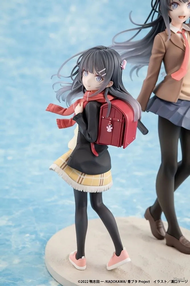 Original in Stock KADOKAWA KDcolle Sakurajima Mai and Red School Bag Girl  Figures Model Toy Gift Collection Ornament