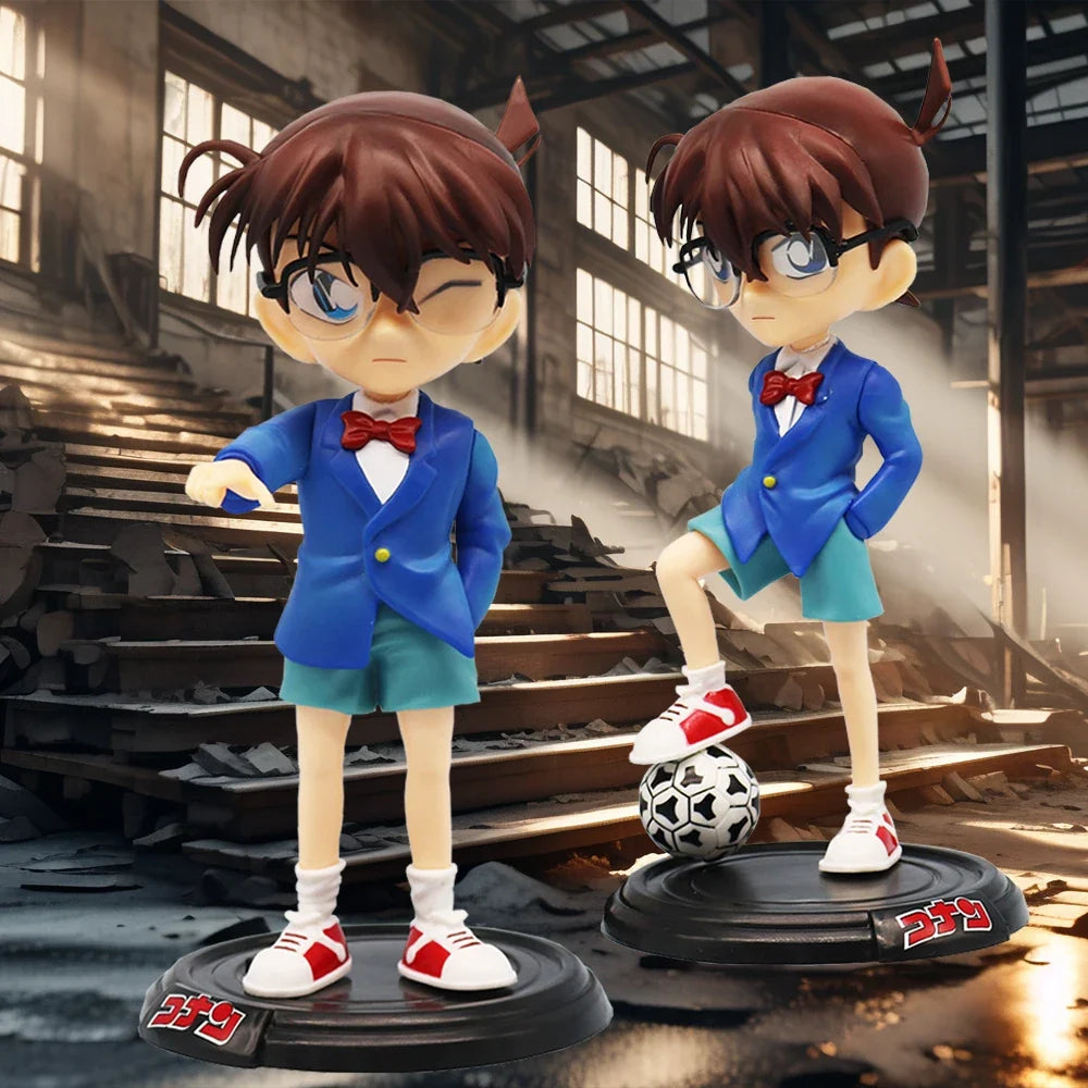 Hot 20cm Anime Detective Edogawa Kudou Shinichi Action figure PVC Figure Doll Collection Display Model Decoration Gift In Stock
