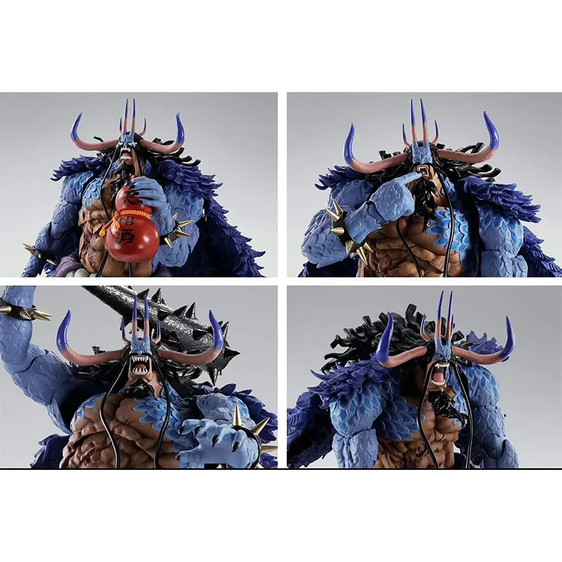 100% Original Bandai S.H.Figuarts SHF Kaido Of The Beasts Human Beast Form Kaidou In Stock Anime Action Collection Figures Toys