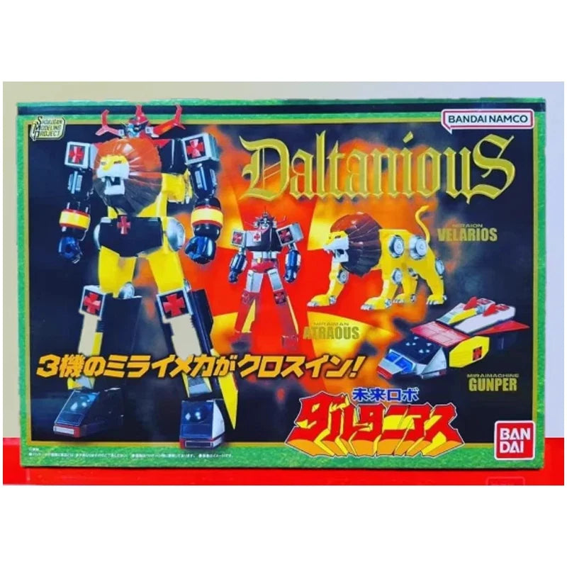 Bandai Genuine SMP SHOKUGAN Future Robot Daltamous CROSS IN SET Anime Action Figure Collectible Assembly Model Toy Gift Children
