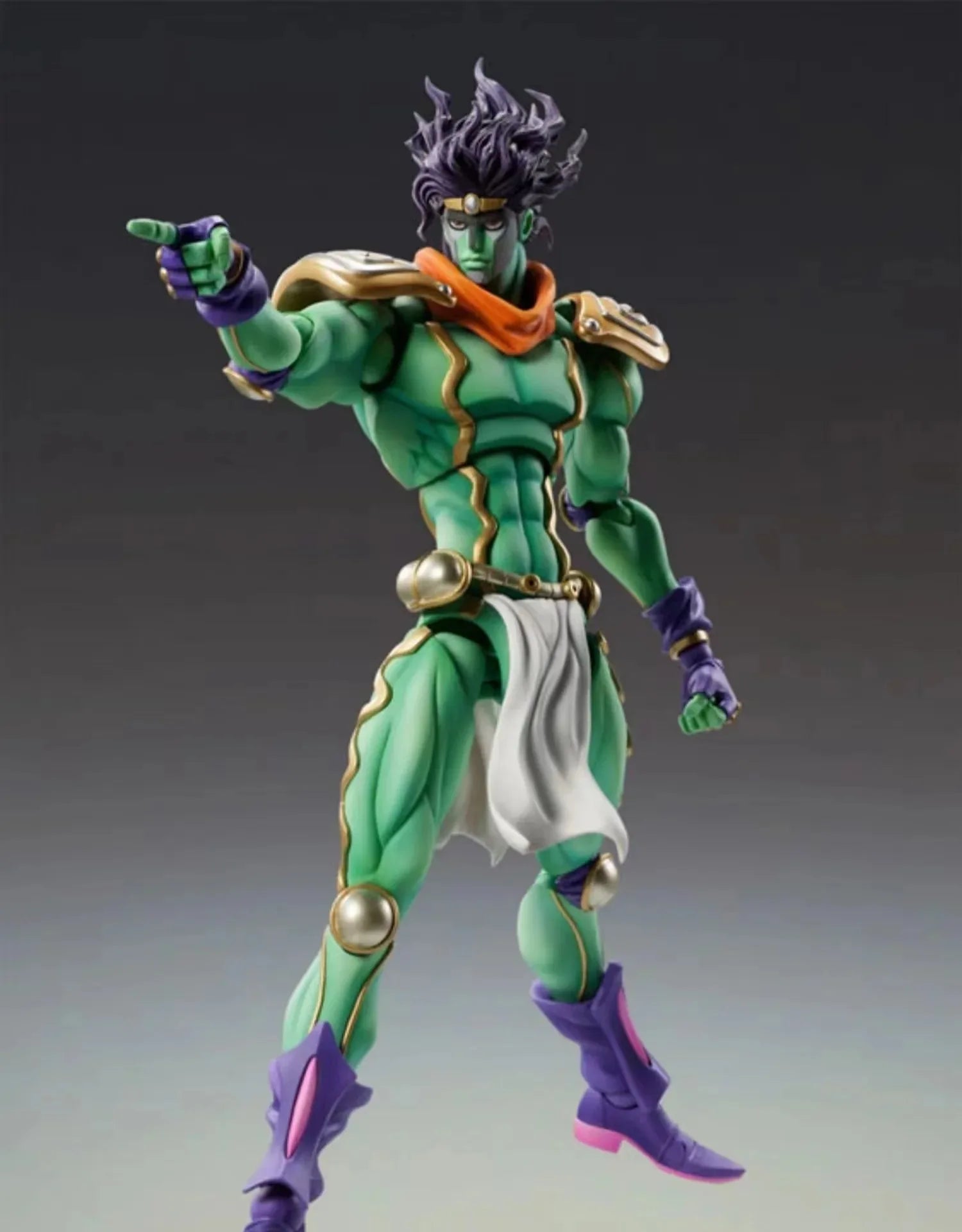Jojo'S Bizarre Adventure Kujo Jotaro Star Platinum Anime Activity Figure Model Statue Collection Desktop Decoration Ornament Toy