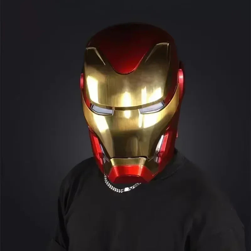 Iron Man Mk50 Rc Wearable Helmet Voice-Activated Deformation Around Figures Animation Derivatives Model Toy Cosplay Gift
