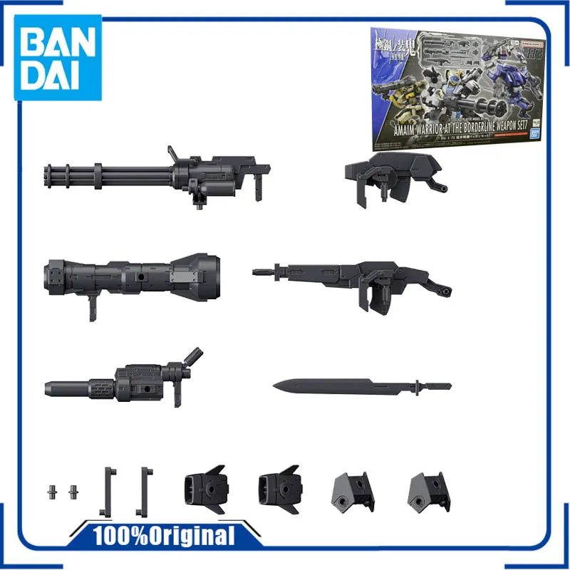 Bandai AMAIM WARRIOR AT THE BORDERLINE WEAPON SET7 HG 1/72  Assembly Plastic Anime Model Kit Movable Figure Gift For Children