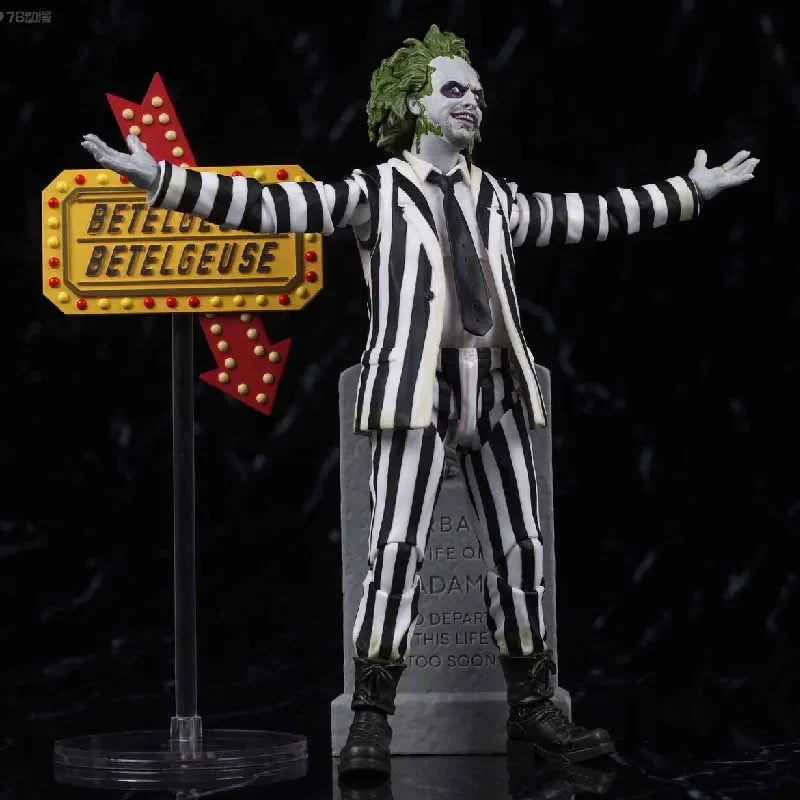 Bandai Original SHF Anime Figure Beetle Juice BEETLE JUICE Action Figure Toys For Boys /Girls /Kids /Christmas
