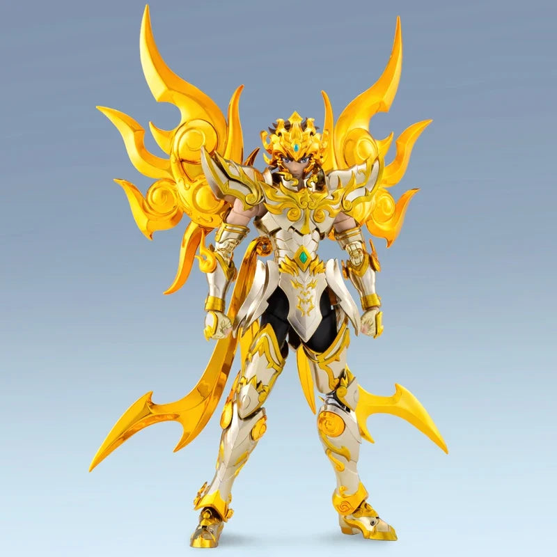Toypoint/TP Saint Seiya Myth Cloth EXM Leo Aiolia God SOG And Totem/Object Gold Knights of the Zodiac Action Figure In Stock