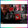 [Auf Lager] Original HOTTOYS HT 1/6 DX16 DX17 Star Wars Darth Maul Motorrad Actionfigur Spielzeug