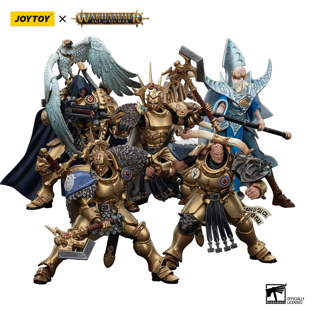 JOYTOY 1/18 Action Figure AGE OF SIGMAR Stormcast Eternals The Blacktalons Anime Collection Military Model