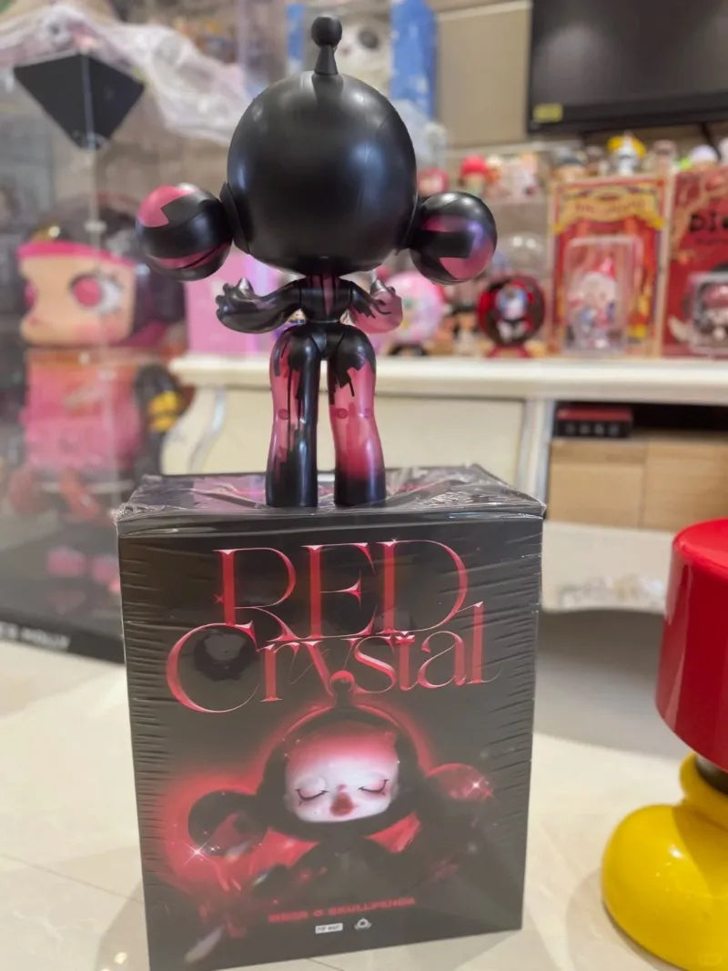 POPMART Original Genuine SP Red Crystal 1000%and400%MEGA Collectible SKULLPANDA Big Kid Figment Blind Box Surprise Birthday Gift