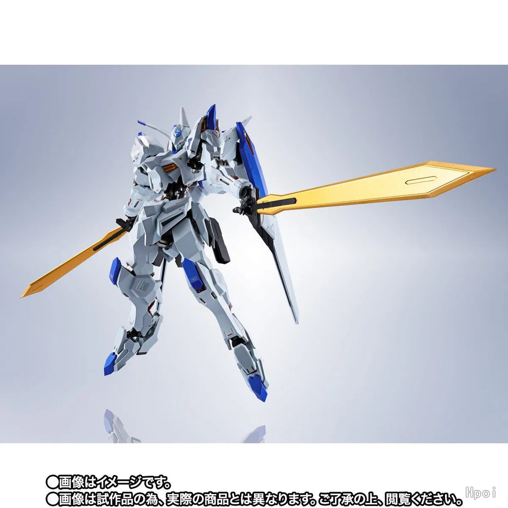 BANDAI Original METAL ROBOT SPIRITS ＜SIDE MS＞ASW-G-01 Gundam Bael Mech Product Figure Toys for Boy Gift Collectible Ornaments