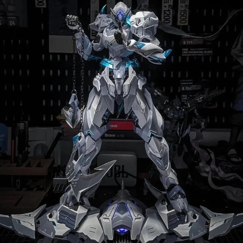 Zen Of Meta Shadow Domain Ninja White Ghost Alloy Action Figures Gk Model Kit Multi Accessories Toy Exquisite Handsome Ornament