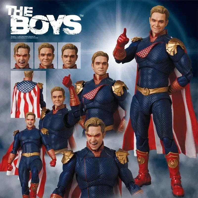 Original MAFEX NO.151 NO.154 No.187 1/12 The Boys Homelander John Starlight Annie Earving 6" Billy Butcher Action Figure Toys