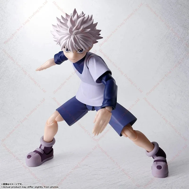 Original Bandai Shf Hunter x Hunter S.H.Figuarts Killua  In Stock Anime Action Collection Figures Model Toys