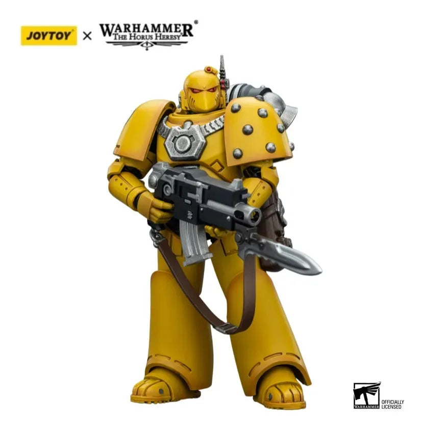 JOYTOY Warhammer 40000/40k „The Horus Heresy“ Imperial Fists MKVI Taktischer Legionär Actionfigur Puppe Dekoration Geschenkmodell