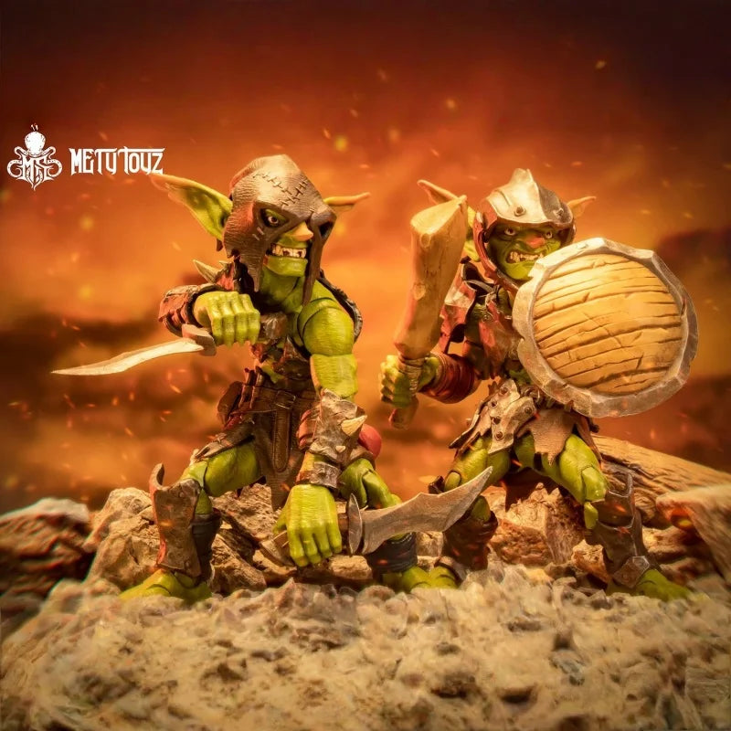 Pre-Sale 13cm Genuine Metytoyz Goblin Adventure Team Warrior Action Figure Movable Joint Trendy Toy Merch Collectibles Gift