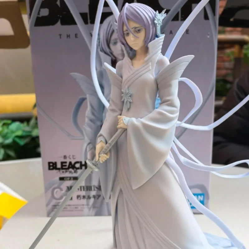 In Stock Bandai Ichiban Kuji Authentic Bleach Rukia Kuchiki Anime Figure PVC Model Collectible Decoration birthday Gifts Toys