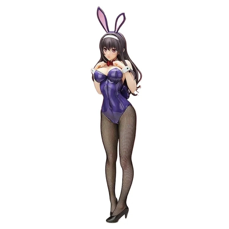 42cm Saenai Heroine no Sodatekata Kasumigaoka Utaha Bunny Girl Standing Pose Anime PVC Figure Statue Desktop Decoration Gift
