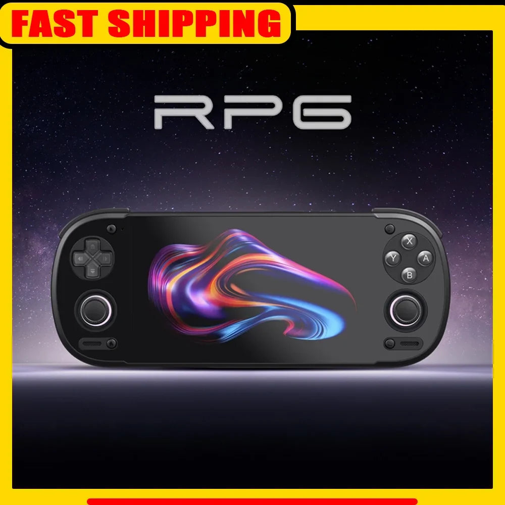 Retroid Pocket 6 RP6 Android Game Console 5.5Inch 1080P 120Hz AMOLED Screen 6000mAh Hall-Effect Trigger 8GEN2 Handheld Consoles