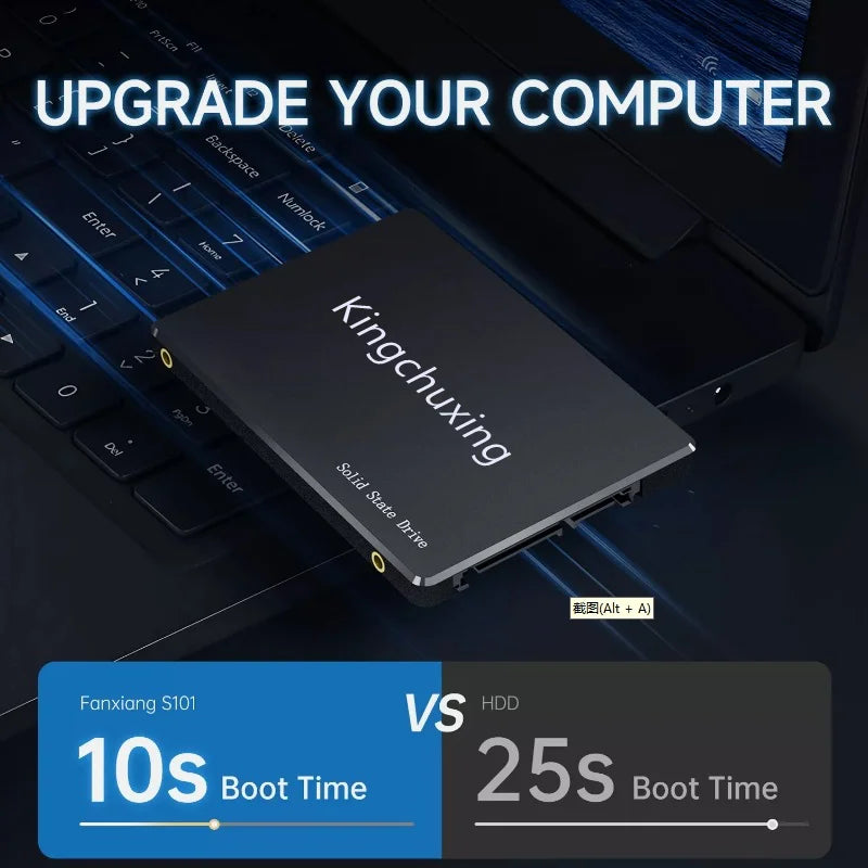 Kingchuxing SSD Sata3 2.5 Solid State Hard Disk 2TB 1TB 512GB 256GB UP to 550MB/s for Laptop Desktop