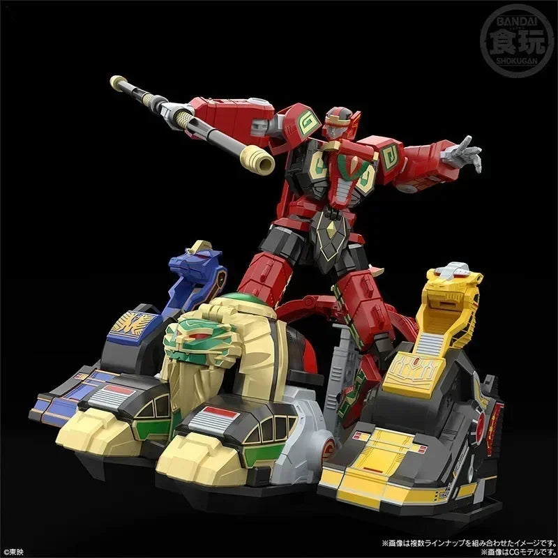 In Stock Bandai Anime Gosei Sentai Dairanger SHOKUGAN MODELING PROJECT SMP Assembly Anime Figure Model Toy Model Kids Toy Gifts
