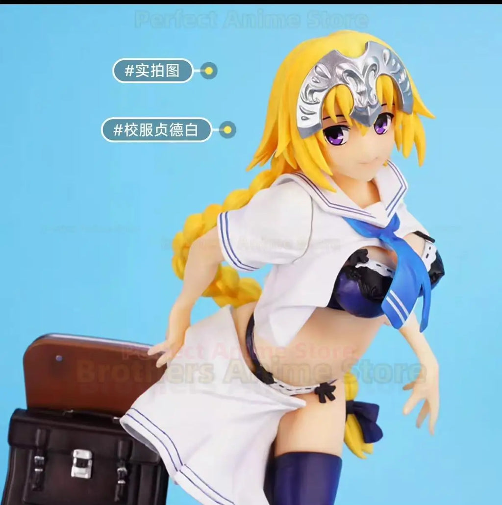 Spot Fate/Grand Order Black School Uniform Joan of Arc Sailor Suit Joan of Arc Figure Anime 2D
