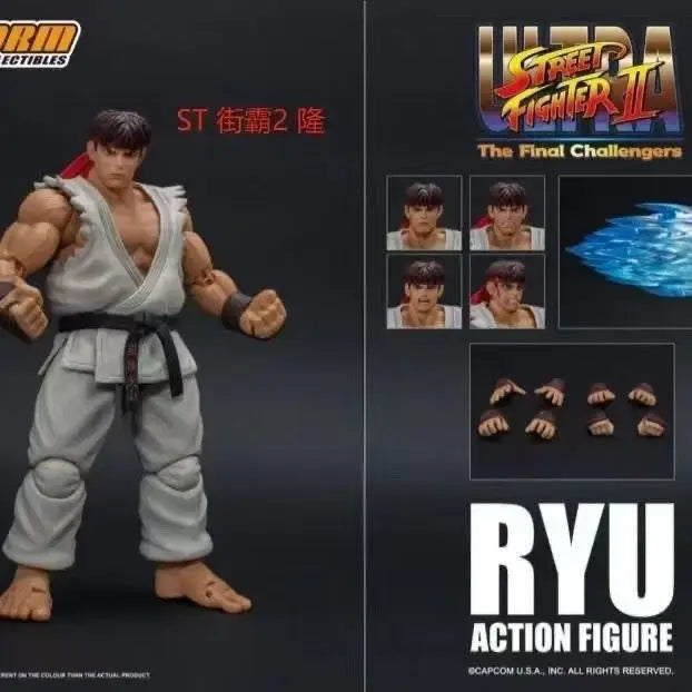 Ultra Street Fighter Ken Masters Actionfigur Storm Toys Usfii: The Final Challengers Figur Bewegliches Sammlerstück Modell Spielzeug Geschenk