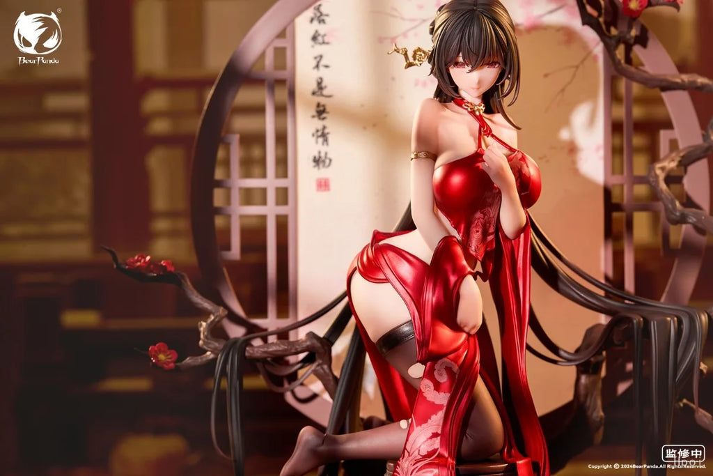 '-In Stock Original BearPanda Chinese Style Series 1/6 Anniversary Model: Luohong  Anime Model Figure Collection Gift