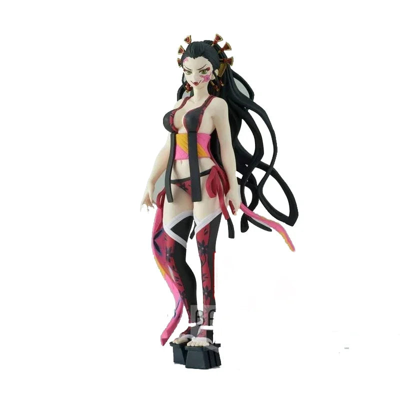 Bandai Genuine Demon Slayer Anime Figure Daki Action Figure Toys for Boys Girls Kids Christmas Gift Collectible Model Ornaments
