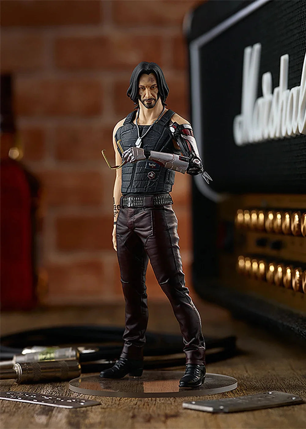 100% Original in Stock Good Smile Company Pop Up Parade Cyberpunk 2077 Johnny Silverhand Collection Series Model Decoration
