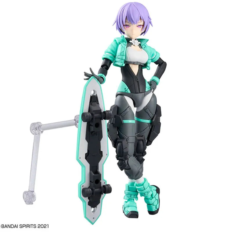 Bandai 30MS Model Kit Anime Figures SIS-V00 Rydira Color A Action Figure Building Kit Collectibles Model Toys For Boys Gift