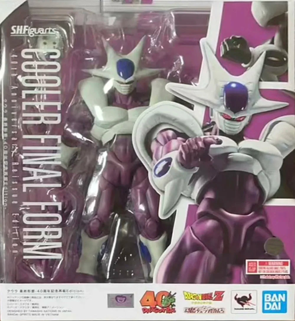 In Stock Genuine BANDAI SHFiguarts Dragon Ball Z 40th Anniversary Reissue Edition Final Form Cooler Figure Anime Action Model