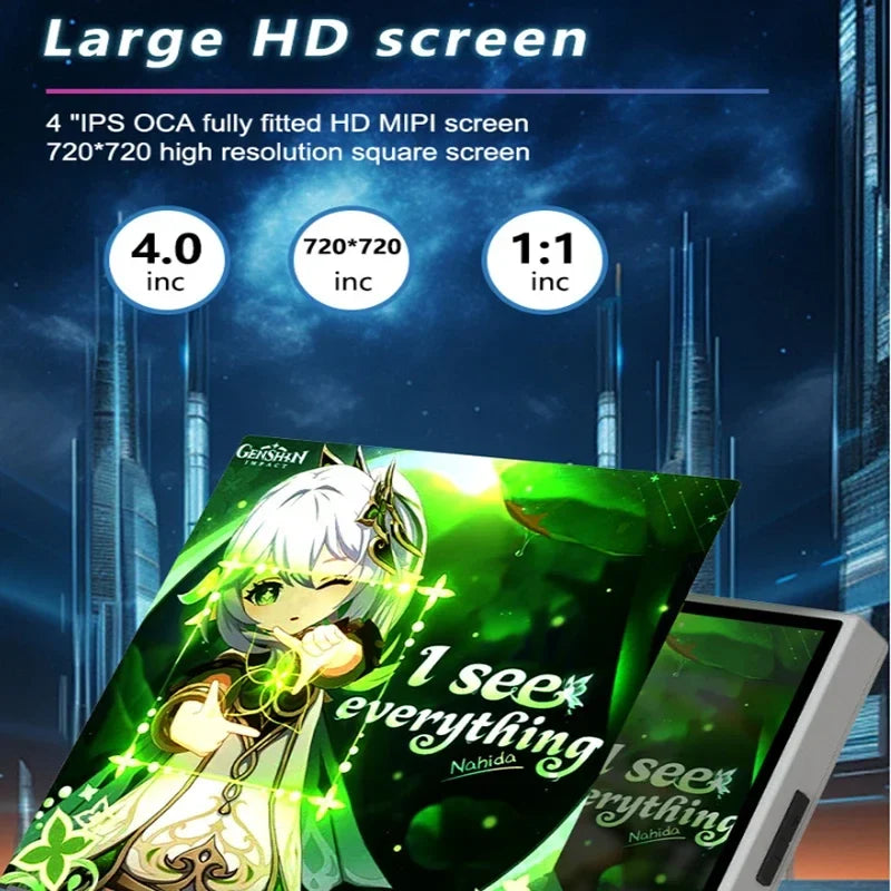 R36 Max Console Handheld Game Players 4inch IPS Screen Open Source Console Retro Pocket Video Player 64G/128G Up to 22000+ Games