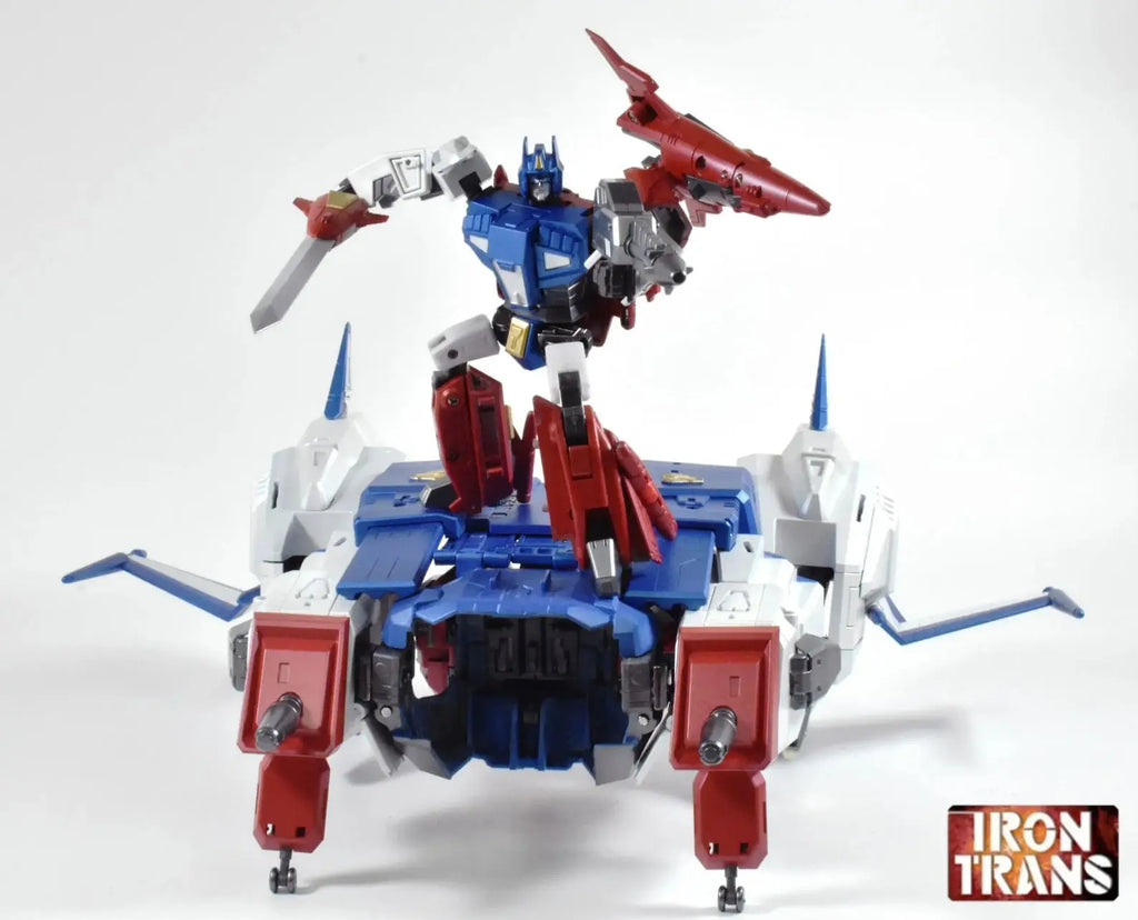 MODEL FANS IN-STOCK Irontrans IR-V01 Star Blade Star Saber Prime Leader Spaceship Transformation Toy Action Figure