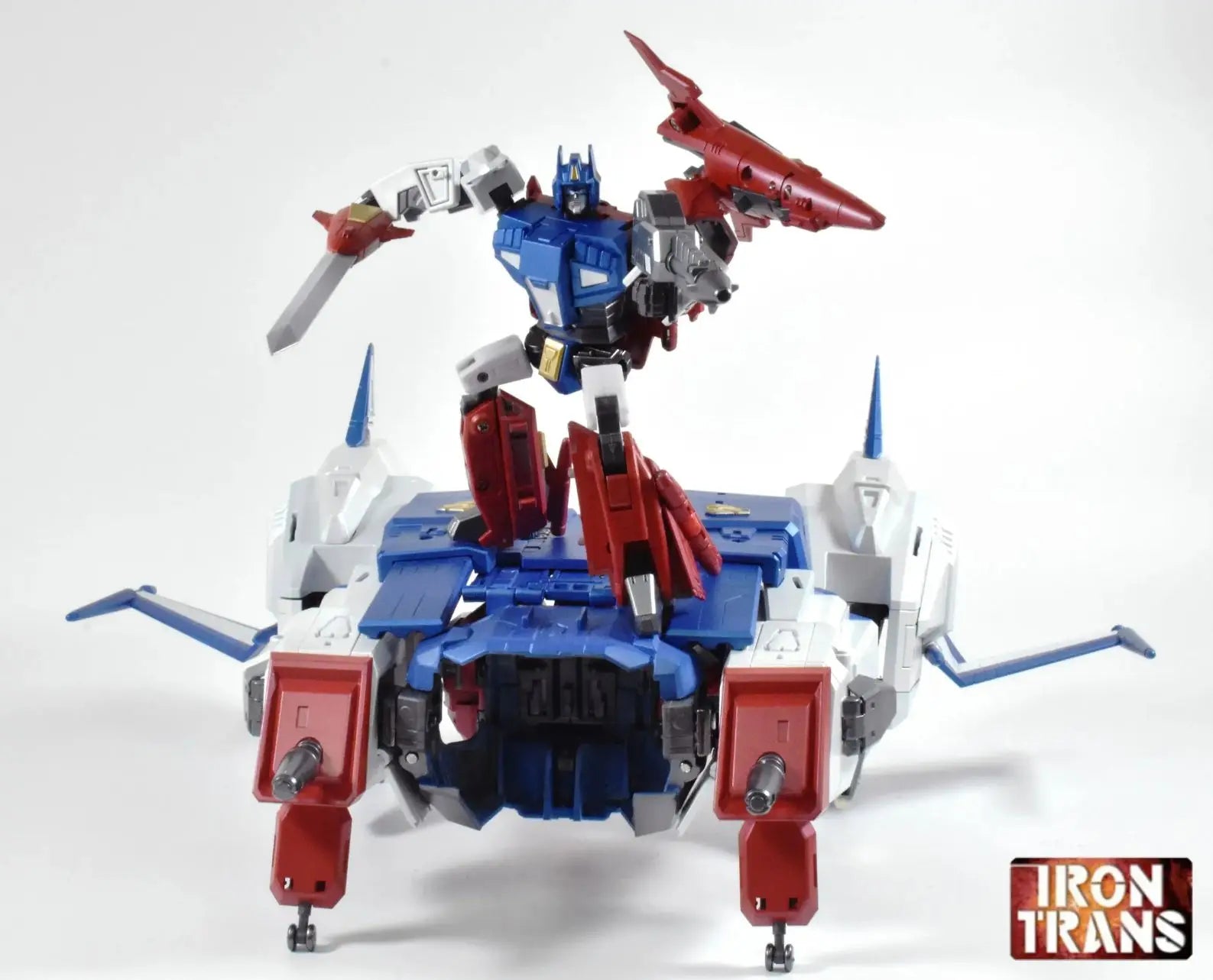MODEL FANS IN-STOCK Irontrans IR-V01 Star Blade Star Saber Prime Leader Spaceship Transformation Toy Action Figure