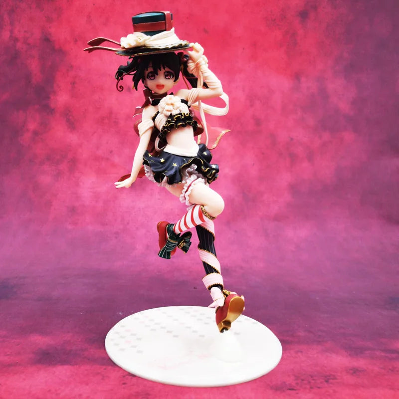 23CM Anime Love Live School idol project Action Figure Yazawa Nico Kawaii Girl Figure Desktop Decorations Japanese Dolls Gifts