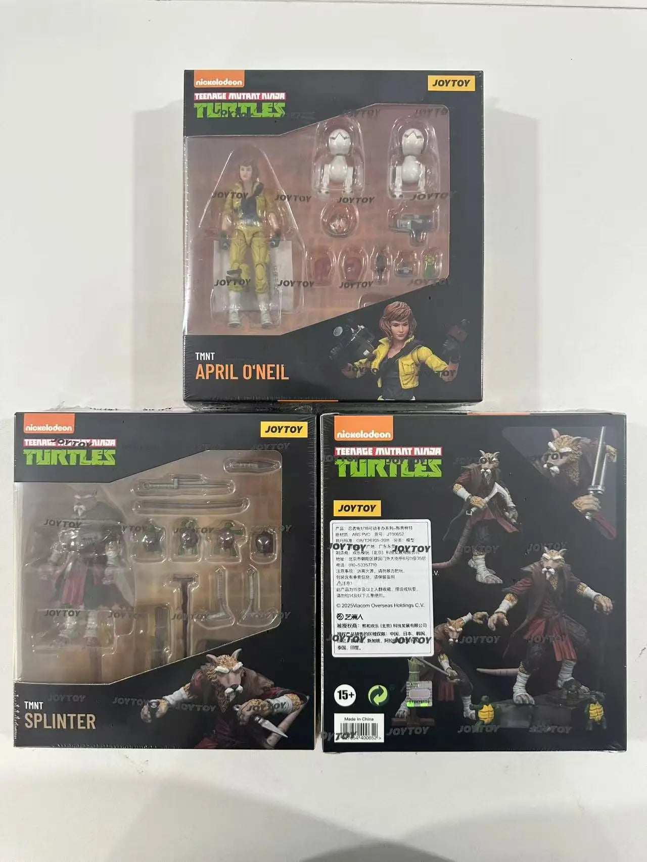 【SF】JOYTOY 1/18 Action Figure TMNT-April O Neil Model Gifts Collection Ornaments
