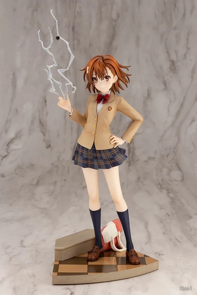 Original in Stock KOTOBUKIYA Toaru Kagaku No Railgun T Misaka Mikoto 1/7 Figures Model Toys Gifts Collection Ornaments