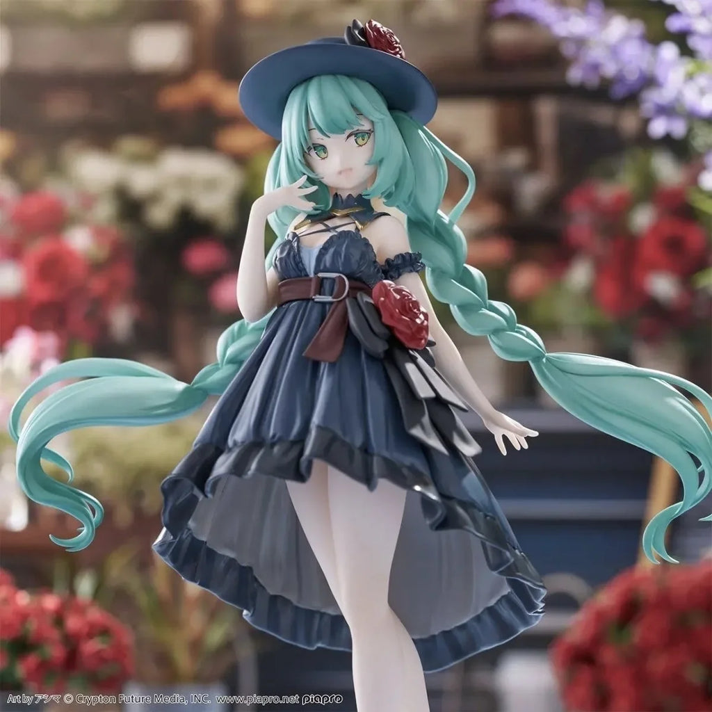 20CM Anime Hatsune Miku Action Figures Trio Try iT Figure Outdoor Dress Kawaii Anime Figurines Model Toy Gift Desktop Decoration