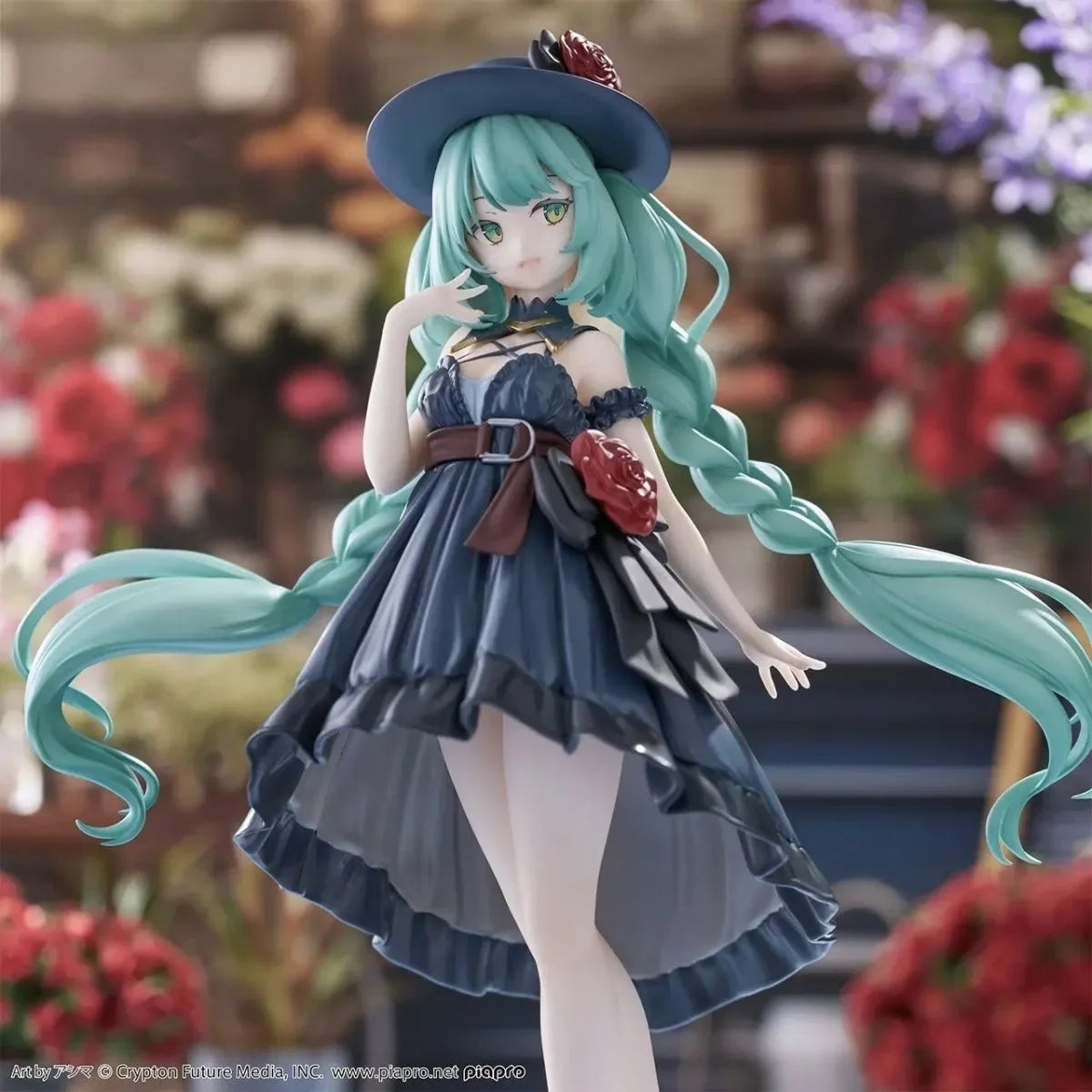 20CM Anime Hatsune Miku Action Figures Trio Try iT Figure Outdoor Dress Kawaii Anime Figurines Model Toy Gift Desktop Decoration
