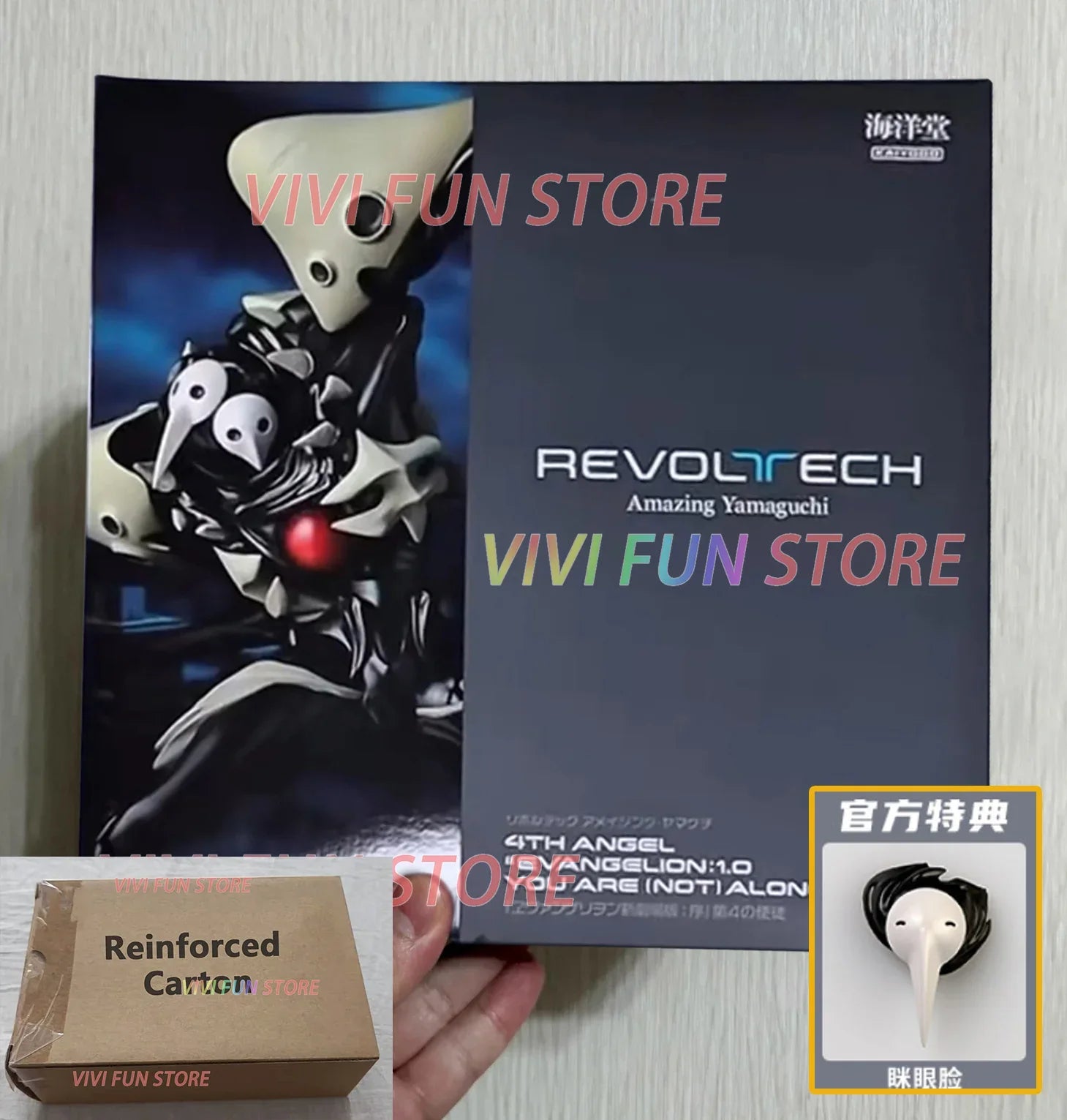 Auf Lager Kaiyodo 4TH ANGEL SHAMSHEL Bewegliches Modell Spielzeug Revoltech AMAZING YAMAGUCHI EVANGELION:1.0 YOU ARE (NOT) ALONE