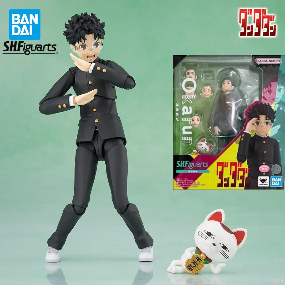 Genuine BANDAI SHFiguarts DAN DA DAN Okarun Figure Anime Action Model Toy