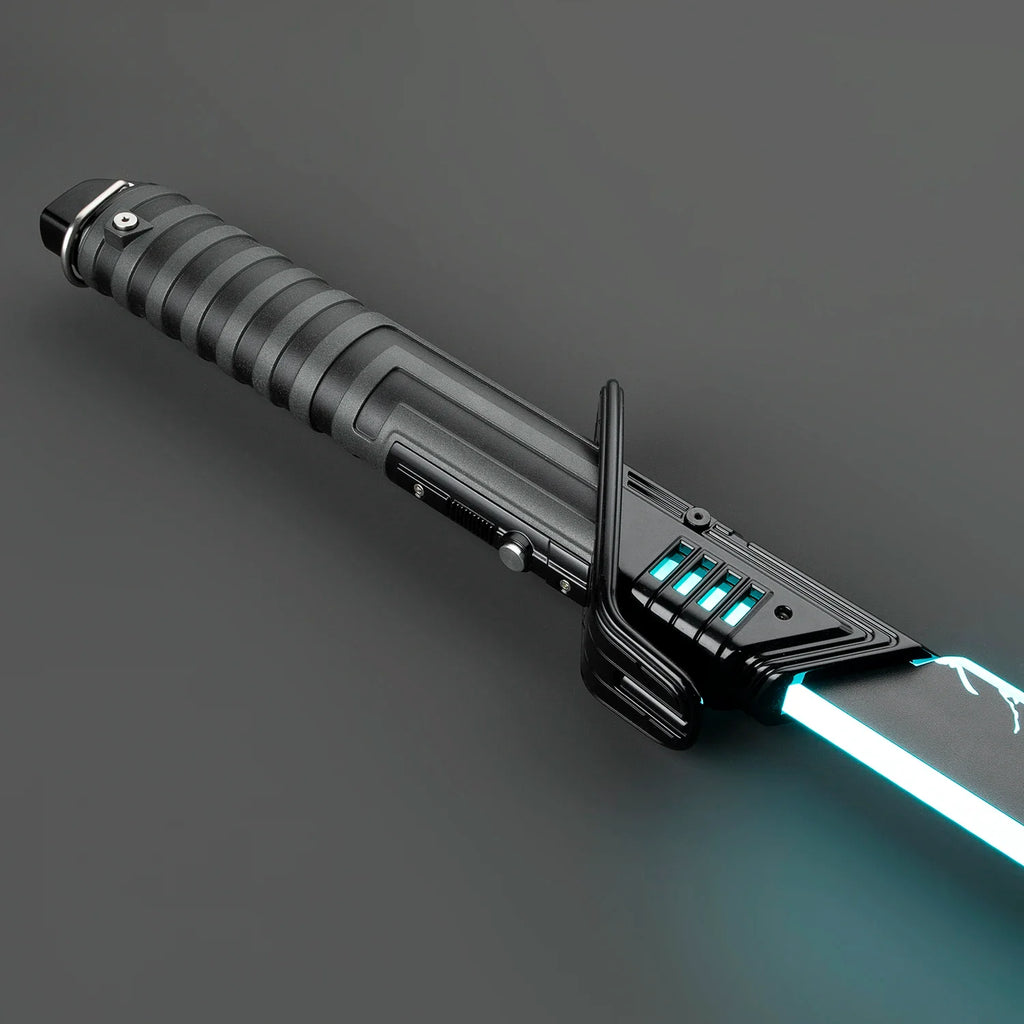 DamienSaber Dark Saber Xeno3.0 Pixel Sensitive Smooth Swing Lightsaber Heavy Dueling Metal Handle with Bluetooth Laser Sword