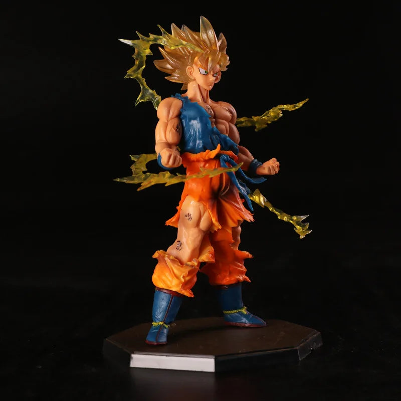 18CM Anime Figure Dragon Ball Z Super Saiyan Son Goku Action Figure Model Toy Collectible Model Doll Ornament Kids Children Gift