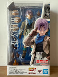 In Stock 100% Original Bandai SHF Dragon Ball GT Trunks Junior Saiyan Aciton Figure Gifts Collectible Model Toys Decoration