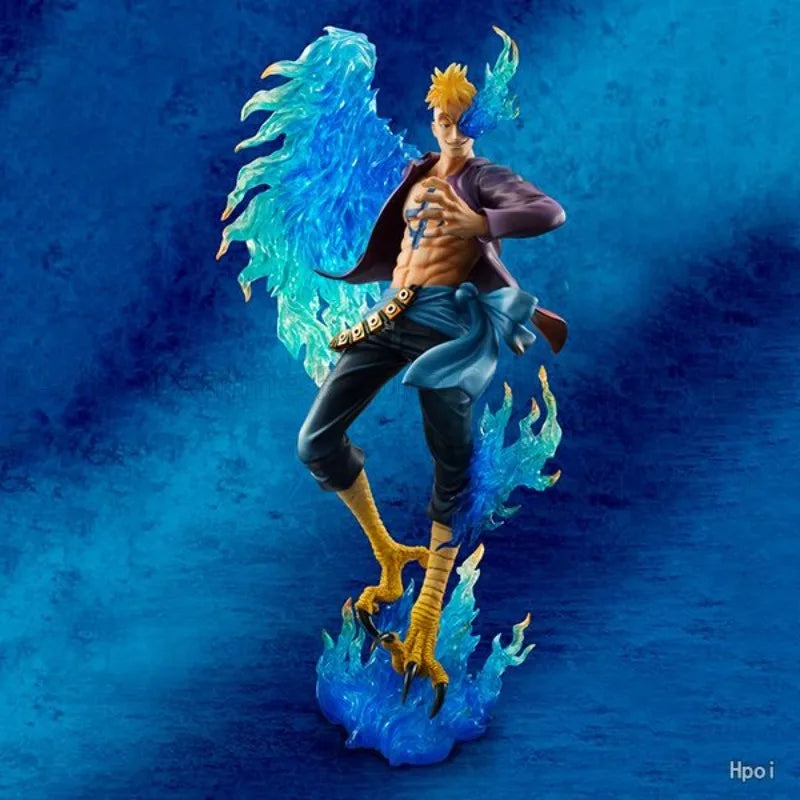 Original MegaHouse Portrait.Of.Pirates ONE PIECE “MAS” Immortal Bird Marco【Limited Replica Version】Anime Characters Model