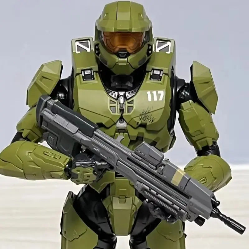 Game 18CM RE:EDIT Reach 1/12 SCALE MASTER CHIEF MJOLNIR MARK V1 Articulated Action Figurine Collectible Ornaments Cool Boys Gift