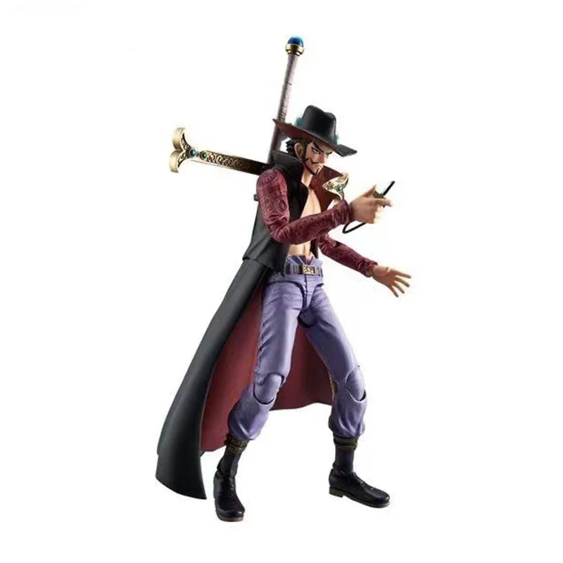 100% Original MegaHouse Variable Heroes VAH Dracule Mihawk ONE PIECE In Stock Anime Action Collection Figures Model
